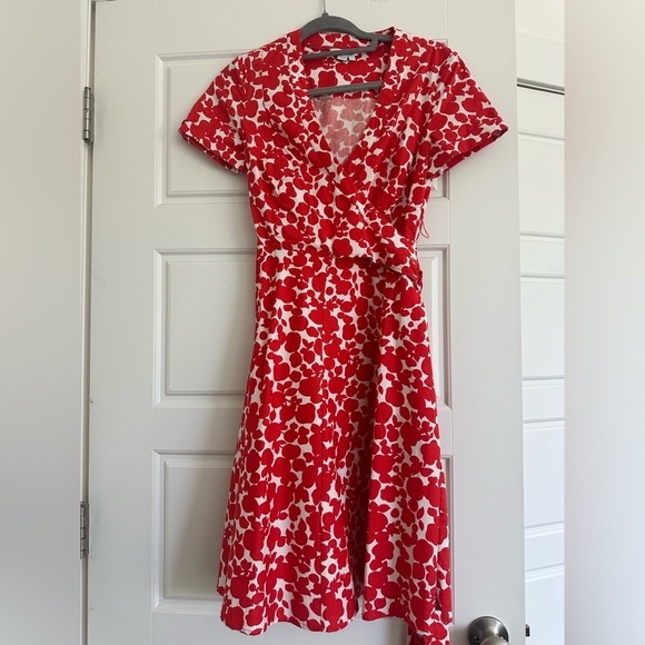 Boden Dresses & Skirts - Boden - Red and white dress